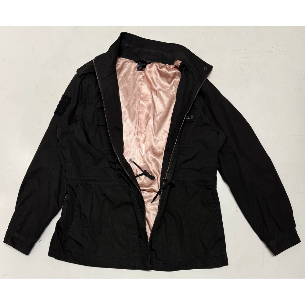 5.11 Tactical Black Field Jacket Extra Large Women's Coat Outerwear multi pocket - Picture 3 of 8